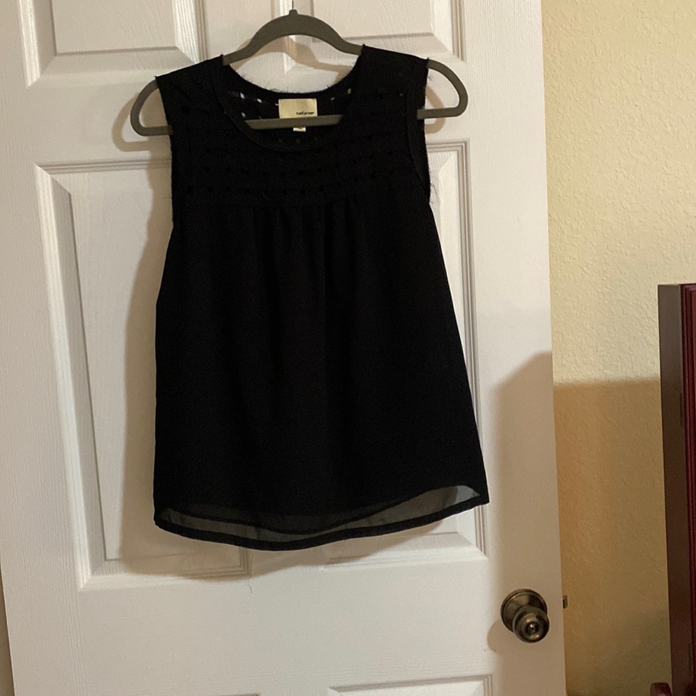 Black tank top